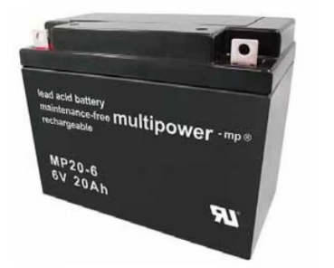 multopower-mp® MP20-6  6V 20Ah Blei Akku AGM